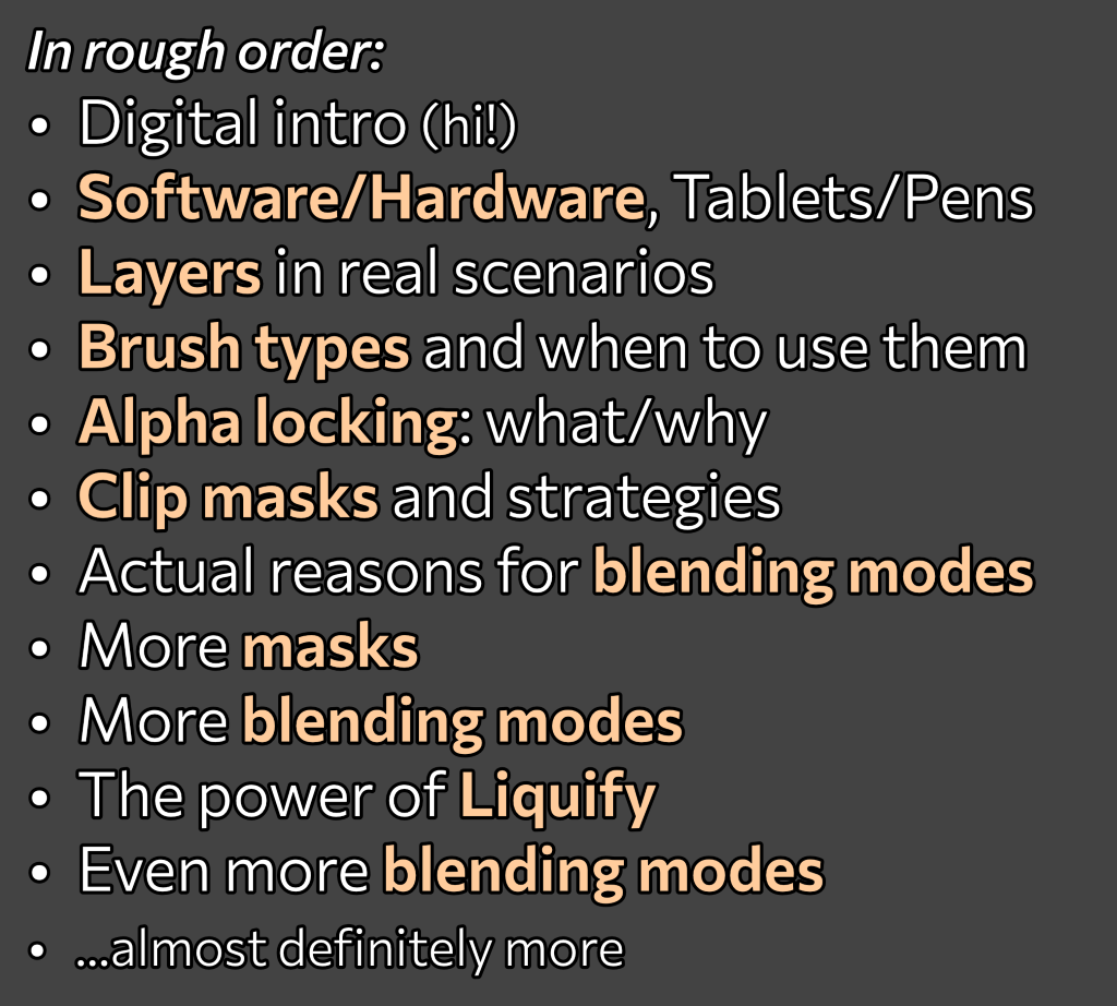 “syllabus” / topics